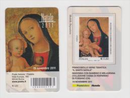 2011 - ITALIA -  TESSERA FILATELICA  NATALE RELIGIOSO - Philatelistische Karten