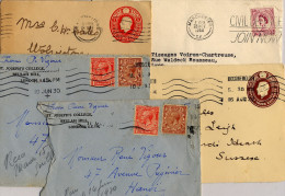 GRANDE BRETAGNE - Lot De 5 Enveloppes Des Années 1930 - Poststempel