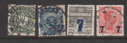 DANEMARK N° 165/167/168/175 OBL - Collezioni