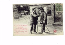 Delcampe - CPA Sourire Du Morvan - Confidences - N°31 Homme Saoul Ivrogne - 1920 - Bourgogne