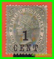 GRAN BRETAÑA  BRITISH -HONDURAS  SELLO  AÑOS -1872  Queen Victoria - British Honduras (...-1970)