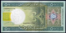 MAURITANIA   : Banconota 500 Ouguiya - P12a - 2004 - UNC - Mauritania