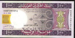 MAURITANIA   : 100 Ouguiya - P10a - 2004  - UNC - Mauritanien