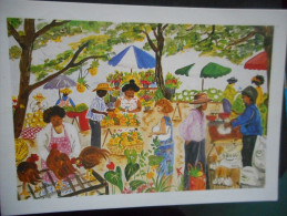 CPDM - ILE DE LA REUNION "Marché De SAINT PIERRE" - Toile De MENTALO - Saint Pierre