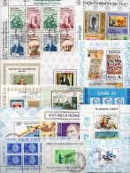 14 Blocks Türkei Block 1,2,3,5,7+16-27,KB 166+2482 ** 82€ Bloque Art Hb EUROPA Ms Blocs CEPT Sheetlets Bf Turkiye/Cyprus - Usados