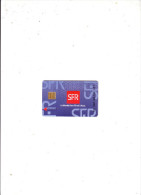 CARTE MERE GSM SFR VERSO LOGO MORENO TBE - Voorafbetaalde Kaarten: Gsm