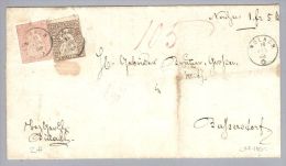 Heimat ZH Bülach 1878-01-14 Fingerhut-O Auf Strubel NN-Brief Nach Basserstorf - Storia Postale