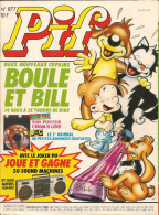 Pif N° 877 De Jan 1986 - Avec Boule & Bill, Léonard, Smith & Wesson, Les Rigolus Et Les Tristus. Revue En BE - Pif & Hercule