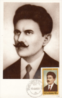37287- STEFAN GHEORGHIU, TRADE UNIONIST, MAXIMUM CARD, 1983, ROMANIA - Cartes-maximum (CM)