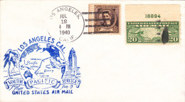 Los Angeles Honolulu Canton Noumea Auckland 1940 - Inaugural Flight 1er Vol - Hawaï Caledonia Caledonie NZ - Postal History