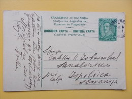 D 355 - DOPISNICA, CARTE POSTALE, TOPOLSICA, KRALJEVINA JUGOSLAVIJA - Lettres & Documents