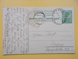 D 350 - DOPISNICA, CARTE POSTALE, PROKUPLJE, KRALJEVINA JUGOSLAVIJA - Lettres & Documents