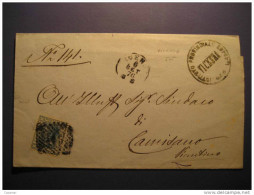 Vicenza 1876 To Camisano Stamp On Folde Letter Cover ITALY Italia - Sonstige & Ohne Zuordnung