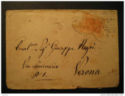 ITALY Venezia 1878 To Verona Cover Italia Italie - Autres & Non Classés