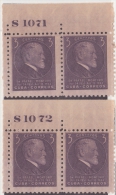 1953-144 CUBA REPUBLICA 1953. 3c Ed.555. RAFAEL MONTORO PLATE NUMBER S1071-S1072. GOMA ADULTERADA. NOT MNH. - Unused Stamps
