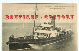 ACHAT DIRECT < REMORQUEUR Dans Le PORT SAINT NAZAIRE - BRINGS THE SHIPS - BATEAU - BATEAUX - DOS SCANNE - Tugboats