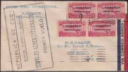 1931-PV-48 CUBA FIRT FLIGHT 1931, 2 MARZO. Ed.E41. HABANA- COCO SOLO, CANAL ZONE PANAMA. - Poste Aérienne