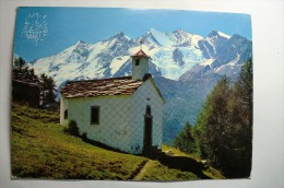 Bergkapelle Triftalp, Saas Tal Täschhorn, Dom, Südlenz, Nadelhorn - Täsch