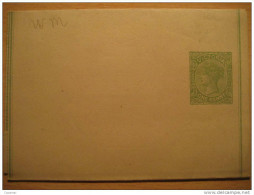 One Penny Reina Queen Stamp Duty Servicio Faja Impresos Newspapers Wrapper Postal Stationery VICTORIA Australia - Brieven En Documenten