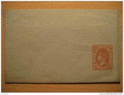 Half Penny Reina Queen Faja Diarios Periodicos Impresos Newspapers Wrapper Postal Stationery VICTORIA Australia - Briefe U. Dokumente