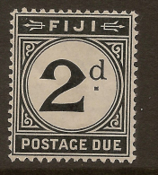 FIJI 1918 2d Postage Due SG D8 HM #RQ47 - Fiji (...-1970)