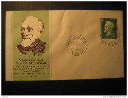 1958 Schulze - Delitzsch Saarland SAAR Sarre Saarbrucken Allemagne Germany Deutschland France - Cartas & Documentos