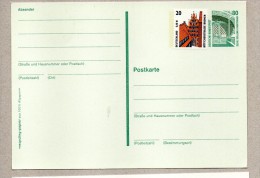 BRD  Postkarte 80 Pfennig Zeche Zollern In Dortmund  Mit Mehr Marke - Cartes Postales - Neuves