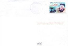 2012. Spain, The Letter By Ordinary Post To Moldova - Brieven En Documenten