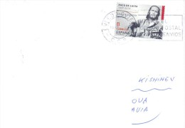 2013. Spain, The Letter By Ordinary Post To Moldova - Briefe U. Dokumente