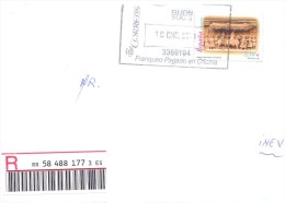 2013. Spain, The Letter By Registered Post To Moldova - Storia Postale