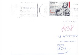 2015. Spain, The Letter By Ordinary Post To Moldova - Covers & Documents