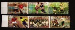 Norvège Norge 2002 N° 1383 / 8 ** Football, Milan, Allemagne, Brésil, Júnior Baiano, Tore André Flo, USA, Angleterre - Unused Stamps