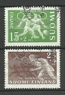 FINNLAND FINLAND 1952 Olympic Games Helsinki Michel 401 - 402 O - Ete 1952: Helsinki