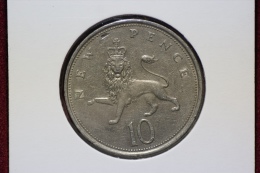 Great Britain 10 Pence 1969 Km#912 (inv624) - 10 Pence & 10 New Pence