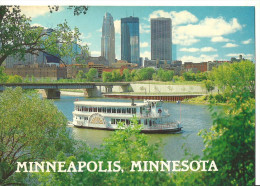 Minneapolis (Minnesota, USA, Stati Uniti) Excursion Boat On The Mississipi River, Battello Sul Mississipi - Minneapolis