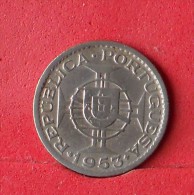 ANGOLA  2,5  ESCUDOS  1953   KM# 77  -    (Nº13827) - Angola