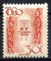 Togo / France 1947 Yt T39 MH Taxe | Images Of Gods, Statue - Idol - Nuovi