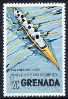 Grenada 1975 Mi 701 MNH Rowing Eight | 7th Pan-American Games - Kanu