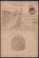 BRESIL - BRASIL /1906 ENTIER POSTAL ILLUSTRE POUR L ALLEMAGNE (ref E817) - Enteros Postales