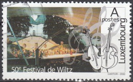 Luxembourg 2002 Michel 1577 O Cote (2008) 1.00 Euro 50 Ans Festival De Wiltz Cachet Rond - Gebraucht