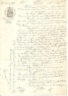 Document Notarial -Maitre Gérin  - Paris -  Lettre - Décrets & Lois