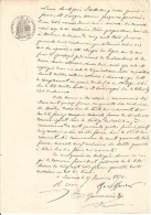 Document Notarial - Limoux -  Lettre - Décrets & Lois