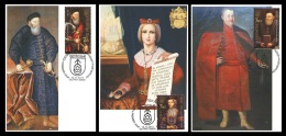 Maxicard Ukraine 2015 Mih. 1515/17 Ostrogski Family. Paintings (3 Maxicards) - Ucrania