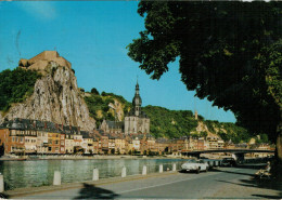 DINANT   LA CITADELLE   COLLEGIALE  ET  LA  MEUSE    (VIAGGIATA) - Autres & Non Classés