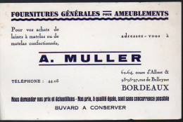 Buvard MULLER (meubles, Bordeaux)  (PPP2415) - M