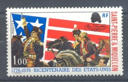 St.Pierre & Miquelon - 1976 USA Independence MNH__(TH-31) - Nuevos