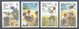 Turks And Caicos - 1982 Scouts MNH__(TH-1268) - Turks & Caicos