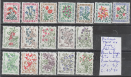 TIMBRE D ANDORRE  TAXE NEUF **  LUXE LOT DE 17 TIMBRES ** LUXE ANNEE 1964-71COTE 10.80€ - Neufs