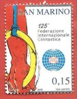 SAN MARINO USATO 2006 - 125º Anniversario Fondazione Federazione Internazionale Ginnastica Artistica - € 0,15 - S. 2114 - Usados