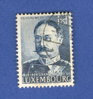 LUXEMBOURG 1939 N° 318 GRAND DUCHÉ GUILLAUME IV 175 F   OBLITÉRÉ DOS TRACE CHARNIÈRE - Oblitérés